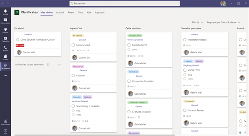 Teams et Planner